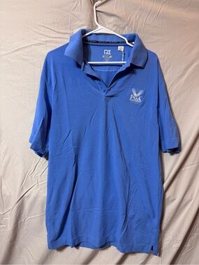 NWT Cutter & Buck Men’s Royal Blue PGA Polo